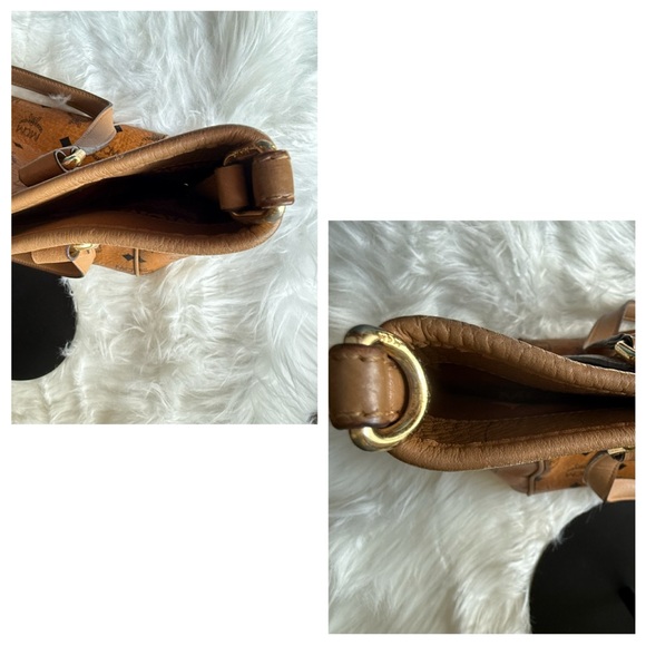 MCM Cognac Shoppers Tote bag - Picture 5 of 10